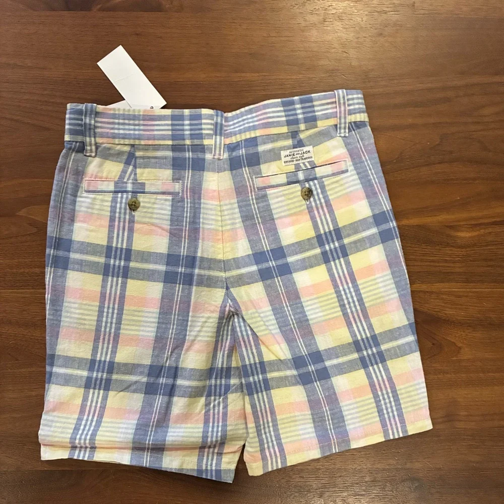 NWT- Janie and Jack Easter Plaid Short - Picture 2 of 5